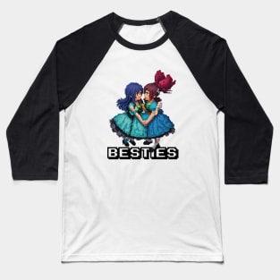 Pixle Besties Baseball T-Shirt